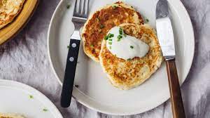 Leftover Mashed Potato Pancakes Recipe Food Com Recipe Mashed Potato Pancakes Leftover Mashed Potato Pancakes Potato Pancakes