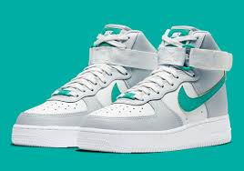 Nike Air Force 1 High Grey Green 334031 015 Sneakernews Com In 2020 Nike Air Force Grey Nike Nike Air