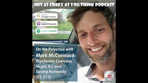 Not As Crazy As You Think Podcast: The Polycrisis w Mark McCormack:  Psychiatry, Hegel, AI (S5 E13)