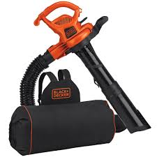 Black And Decker Electric Leaf Blower 250 Mph Black Decker 250 Mph 400 Cfm 12 Amp 3 In 1 Corded Electric Backpack Leaf Blower Vac Mulcher Bebl7000 The Home Depot Leaf Blower Blowers Black Decker