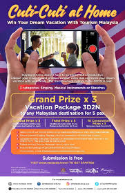 Sarawak will remain under the conditional mco. Stayathome Tourism Music Video Contest Now Calling For Submissions Tourism Malaysia Corporate Site