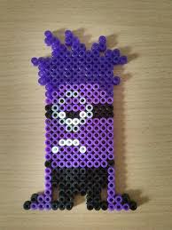 Evil Minion Pixel Art Pesquisa Google Purple Minions Perler Beads Perler Bead Patterns