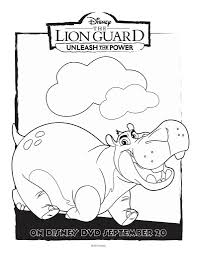 The guard corners elsa in this picture, one of the guards corners elsa. Free Disney Lion Guard Beshte Coloring Page Mama Likes This