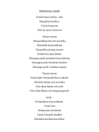 Lagu ini menggambarkan tentang keindahan alam indonesia. Sajak Tahun 6