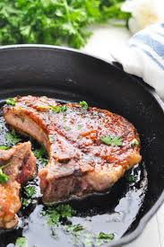 These thick, juicy pork chops smothered in a garlicky dijon sauce will make you think twice about ever serving a. 5 Ingredient Pan Fried Pork Chops The Seasoned Mom