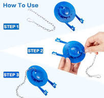 Easy Install Toilet Stopper With Chain Ravine Toilet Flapper Replacement  Kit - 3 Inch Chlorine Resistant Universal | Easy Install Toilet Tank Parts  ...