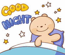 Use the bathroom before you fall asleep to increase your chances of sleeping through the night. Cartoon Good Night Gifs Tenor