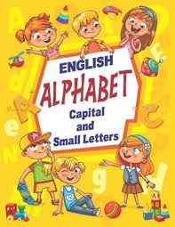 Fluid, curvy lowercase letters are a . English Alphabet Capital Small Letters Pegasus 9788131938935