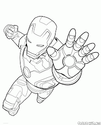 Top 20 iron man coloring pages: Coloring Page Tony Stark