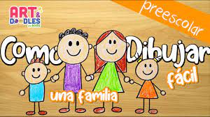 Como Dibujar Una Familia Facil Youtube
