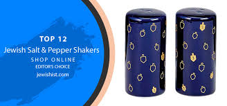 Glass salt and pepper shakers set and carrying tray with handles. Jewish Salt Pepper Shakers 1 Top Best Jewish Salt Pepper Shakers 2021