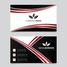 Once you meet a potential client, your card can go a long way to making you memorable. Modern Simple Business Card Vector Template Creative And Clean Double Sided Business Card Template Red And Black Colors Flat Design Vector Illustration Stationery Design 570317 Vector Art At Vecteezy