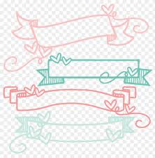 Download Doodle Banners Svg Scrapbook Cut File Cute Clipart Cute Banner Png Transparent Png Image With Transparent Background Toppng