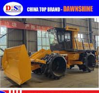 Manufacture Wast Compactor Shangchai Sdec Engine LC30 Landfill Compactor 30 Ton