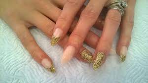 Sweet Little Peach And Gold By Jennifer Glass Allure Hair And Nails Belfast Https Www Facebook Com Enukinvertednai Hair And Nails Allure Hair Acrylic Nails