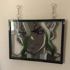 Glass Painting Anime In 2021 Diy Canvas Art Glass Painting Anime Canvas