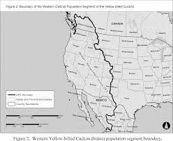 Federal Register :: Endangered and Threatened Wildlife and Plants; Proposed  Threatened Status for the Western Distinct Population Segment of the  Yellow-billed Cuckoo (Coccyzus americanus)