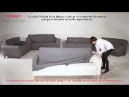 Colocacion Funda Sofa Karlstad De Ikea Youtube Capa De Sofa