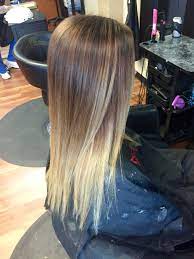Brown To Ash Blonde Balayage Ombre Straight Hairstyles Brown To Blonde Ombre Brown To Blonde Balayage
