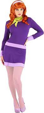 Amazon.com: Scooby Doo Daphne Costume for Women, Scooby-Doo Character  Purple Dress Outfit for Cosplay & Halloween X-Large : Clothing, Shoes &  Jewelry