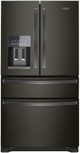 These numbers are also on the consumer product ownership registration card that came with ice & water dispenser your refrigerator has an automatic icemaker and a dispenser. Whirlpool 25 Cu Ft French Door Refrigerator Fingerprint Resistant Black Stainless Wrx735sdhv The Maytag Store