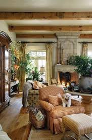 French Country Living Room Ceiling Beams Raw Wood Rustic Old World Str French Country Living Room French Country Decorating Living Room Country Living Room