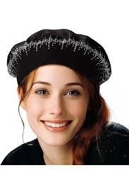 LUCKYBUNNY Sequin Beret Artist Hat Bling French Beret Hats for Women,  Fascinator Hat Christmas Parties Dances Accessories, Berets Style