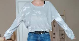 De là, nous allons faire du basque. Diy Comment Bien Reussir Son Tie And Dye Pour Vetement Femmes D Aujourd Hui