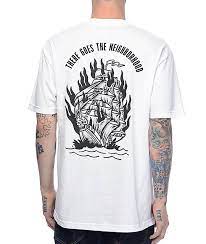 Sketchy Tank Neighborhood White T Shirt Zumiez Shirt Design Inspiration Shirt Designs Shirts