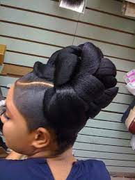 Pin By Jamelia Merritt On Bridal Hair Black Hair Updo Hairstyles Natural Hair Styles Hair Updos