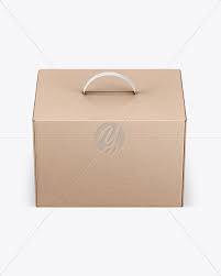 Download Kraft Box Mockup In Box Mockups On Yellow Images Object Mockups