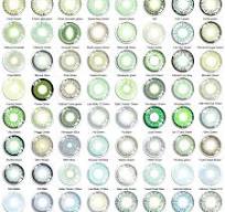 Contacts Supplier Big Eyes Annually Natural Green Color Contact Lenses  Cosmetic Eye Soft Contact Lens