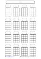 Blank Chord Sheet