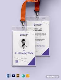 You must apply at a dmv office. 10 Doctor Id Card Templates Ms Word Publisher Photoshop Illustrator Apple Pages Free Premium Templates