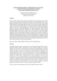 Pdf Sikap Generasi Muda Terhadap Tulisan Jawi Kajian Kes Pelajar Institusi Tinggi Di Negara Brunei Darussalam