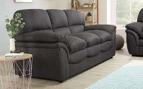 Olefin fabric advantages and disadvantages. Rochester Slate Grey Fabric 3 Seater Sofa Furniture And Choice