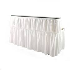 Black And White Table Skirting 6 Ft Bar Table With Skirting Bar Top Tables Bar Table Bar Top