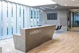 Kaspersky Lab S London Offices Interior Architecture Office Reception Desk Office Design