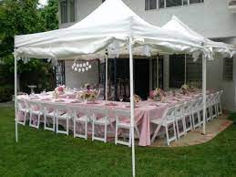 Showered With Love The Yes Girls Backyard Baby Showers Outdoor Baby Shower Tent Baby Shower