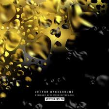 Black And Gold Glitter Background Free Black Gold Heart Background Heart Background Background Gold Glitter Background