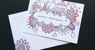 Creative Birthday Drawings For Mom Hand Drawn Birthday Cards Birthday Card Drawing Card Drawing Hand Drawn Cards
