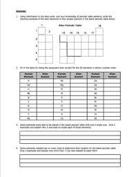 Periodic table worksheet #2 answers. Periodic Table Puzzle Worksheet Answers Nidecmege
