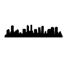 Black And White Denver Skyline Silhouette 10xfiles Pack Denver Skylines Denver Skyline Skyline Denver City