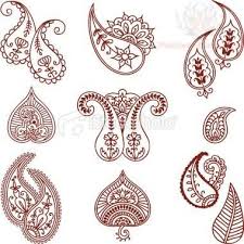 Paisley Pattern Leaves Tattoo Designs For Girls Jpg 380 380 Paisley Tattoos Henna Patterns Paisley Tattoo