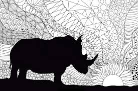 If your child loves interacting. Colouring Patterns Fun Activities Save The Rhino