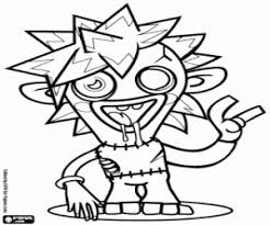 Furi is the first monster of all. Moshi Monsters Coloring Pages Printable Games