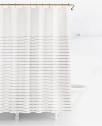 Kate Spade New York Harbour Stripe Shower Curtain Reviews Shower Curtains Bed Bath Macy S Striped Shower Curtains Bathroom Shower Curtains Black Shower Curtains