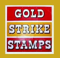 Gold Strike Stamps Merchants And Gas Stations Used To Give Out Trading Stamps With Purchases That Could Be Pasted Book Stamp Salt Lake City Utah Reward Card