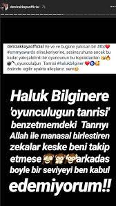 04.04.2021 · sayfadaki haluk bilginer'e ait anlamlı sözleri instagram ve whatsapp ile ya da kısa mesaj ile paylaşın. Akkaya Nin Sozleri Ortaligi Karistirdi