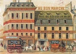 Le 1er Magasin Magasin Du Bon Marche Avant Son Extension Vers 1850 Lithographie Anonyme Source Musee Carnaval Grands Magasins Rue De Sevres Histoire De Paris